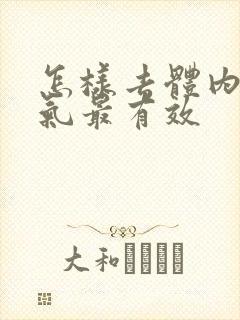 怎样去体内寒湿气最有效