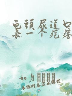 龟头尿道口上面长一个疙瘩怎么回事