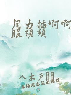 用力插啊啊好舒服视频