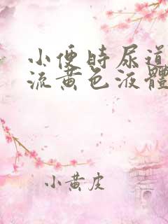 小便时尿道刺痛流黄色液体是怎么回事