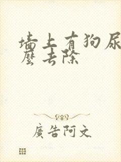 墙上有狗尿味怎么去除