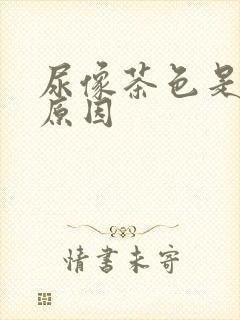 尿像茶色是什么原因