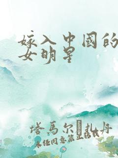 嫁入中国的韩国女明星