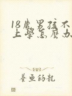 18岁男孩不肯上学怎么办