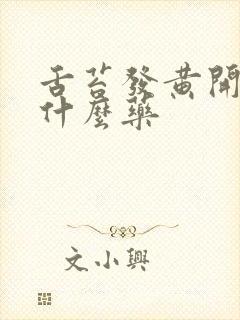 舌苔发黄开裂吃什么药