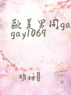 欧美男同gaygay1069