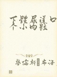 下体尿道口长了个小肉粒