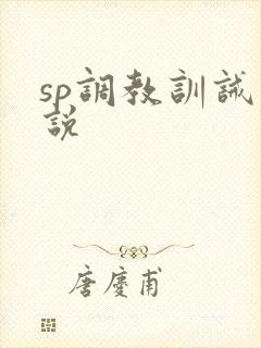 sp调教训诫小说