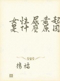 女性尿黄起泡沫是什么原因