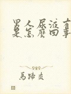 男人尿液有泡泡是怎么回事