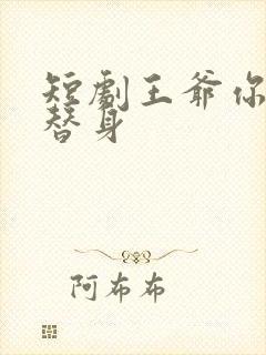 短剧王爷你才是替身