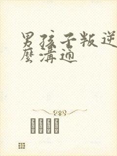 男孩子叛逆期怎么沟通