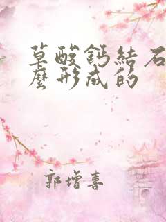 草酸钙结石是怎么形成的