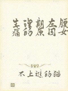 生理期左腹部隐痛的原因女性