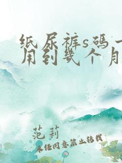 纸尿裤s码一般用到几个月