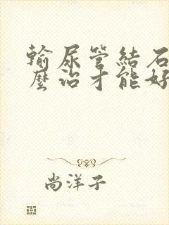 输尿管结石要怎么治才能好