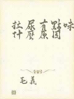 拉尿有点味道是什么原因