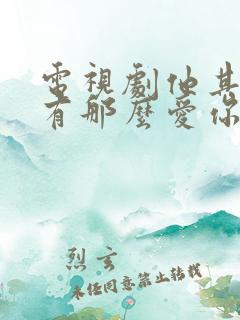 电视剧他其实没有那么爱你演员表