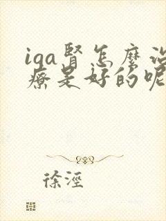 iga肾怎么治疗是好的呢