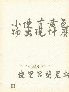 小便有黄色粘稠物出现什么原因