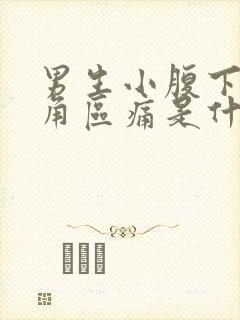 男生小腹下面三角区痛是什么原因