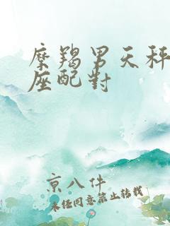 摩羯男天秤女星座配对