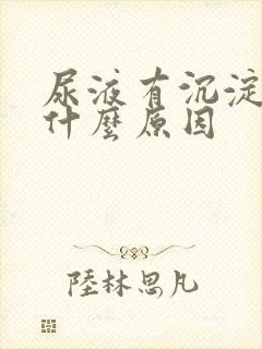 尿液有沉淀物是什么原因