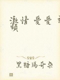 激情 爱爱 视频