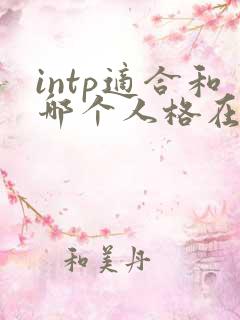 intp适合和哪个人格在一起