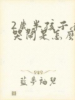 2岁半孩子夜里哭闹是怎么回事