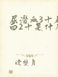 尿潜血3十尿蛋白2十是什么病