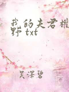 我的夫君权倾朝野 txt