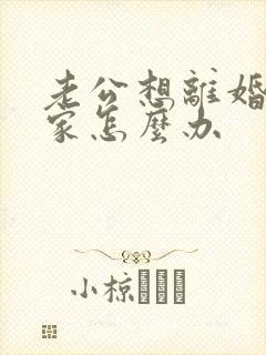 老公想离婚不回家怎么办