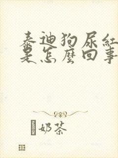 泰迪狗尿红色尿是怎么回事