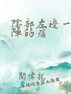 阴部左边一阵一阵的痛