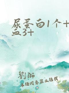 尿蛋白1个+潜血3+