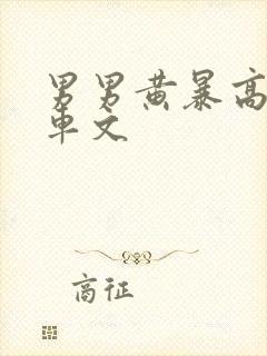 男男黄暴高h肉车文