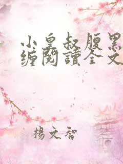 小皇叔腹黑又难缠阅读全文免费