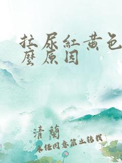 拉尿红黄色是什么原因