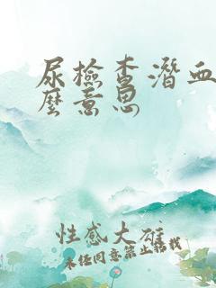 尿检查潜血是什么意思