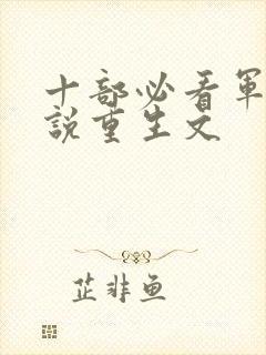 十部必看军婚小说重生文