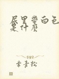 尿里带白色颗粒是什么