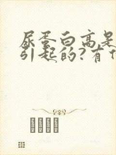 尿蛋白高是什么引起的?有什么危害?