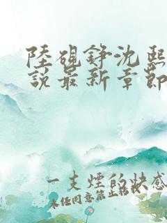 陆砚铮沈熙颂小说最新章节免费阅读