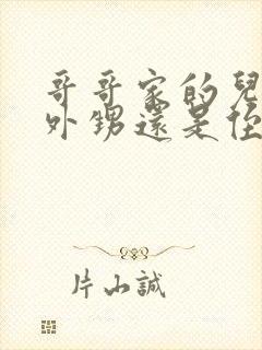 哥哥家的儿子叫外甥还是侄子