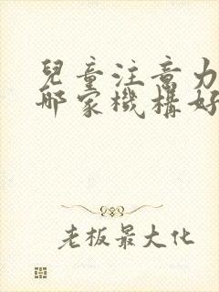 儿童注意力培训哪家机构好