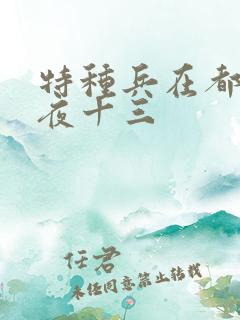 特种兵在都市 夜十三