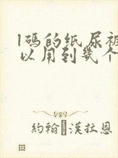 l码的纸尿裤可以用到几个月