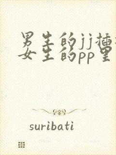 男生的jj插进女生的pp里