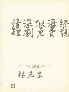 情深似海终成空短剧免费观看